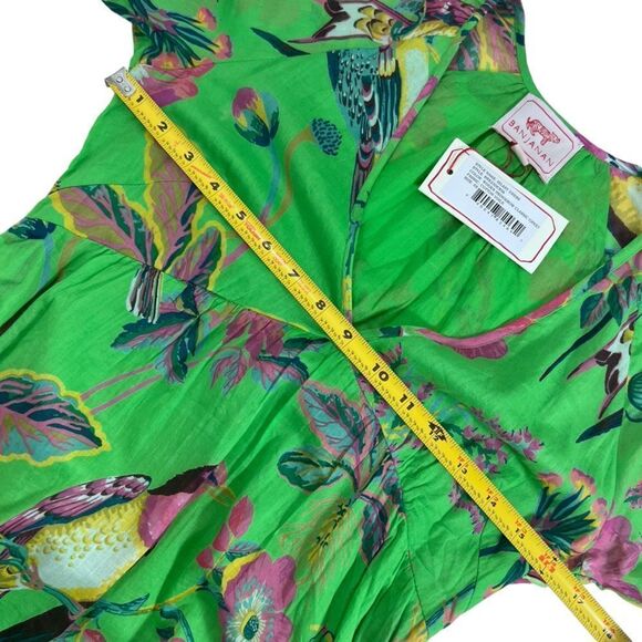 Banjanan Hilary Dress in Woden Hedgerow Classic Green - Picture 12 of 16